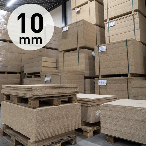 Spaanplaat dikte 10 mm | 83 x 125 cm ondervloer FSC Mix 70%