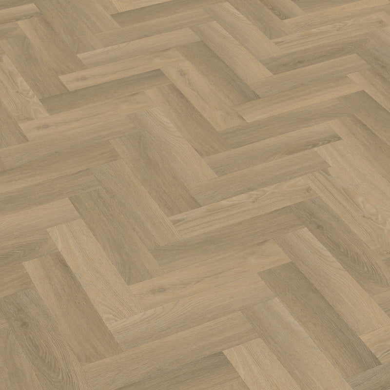Staal van Ambiant Spigato Avanto Natural | Visgraat Lijm PVC
