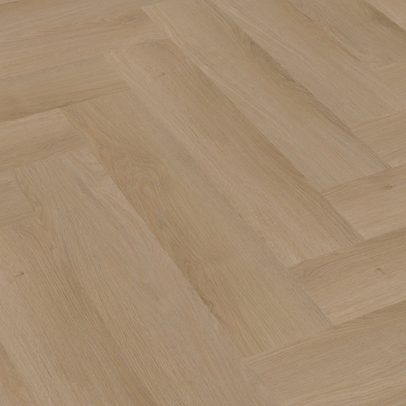 Staal van Ambiant Spigato Navaro Natural oak | Visgraat Lijm PVC