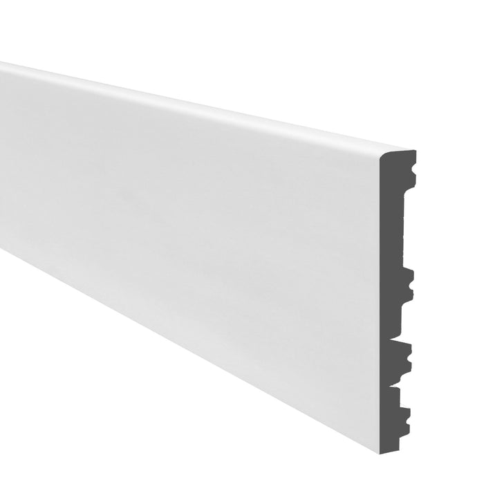Flexibele- Buigbare plint | Wit