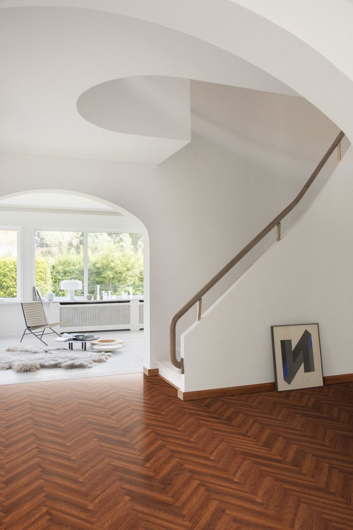 Berry Alloc Chateau | Merbau Brown | 4V-Groef | sfeerbeeld 1