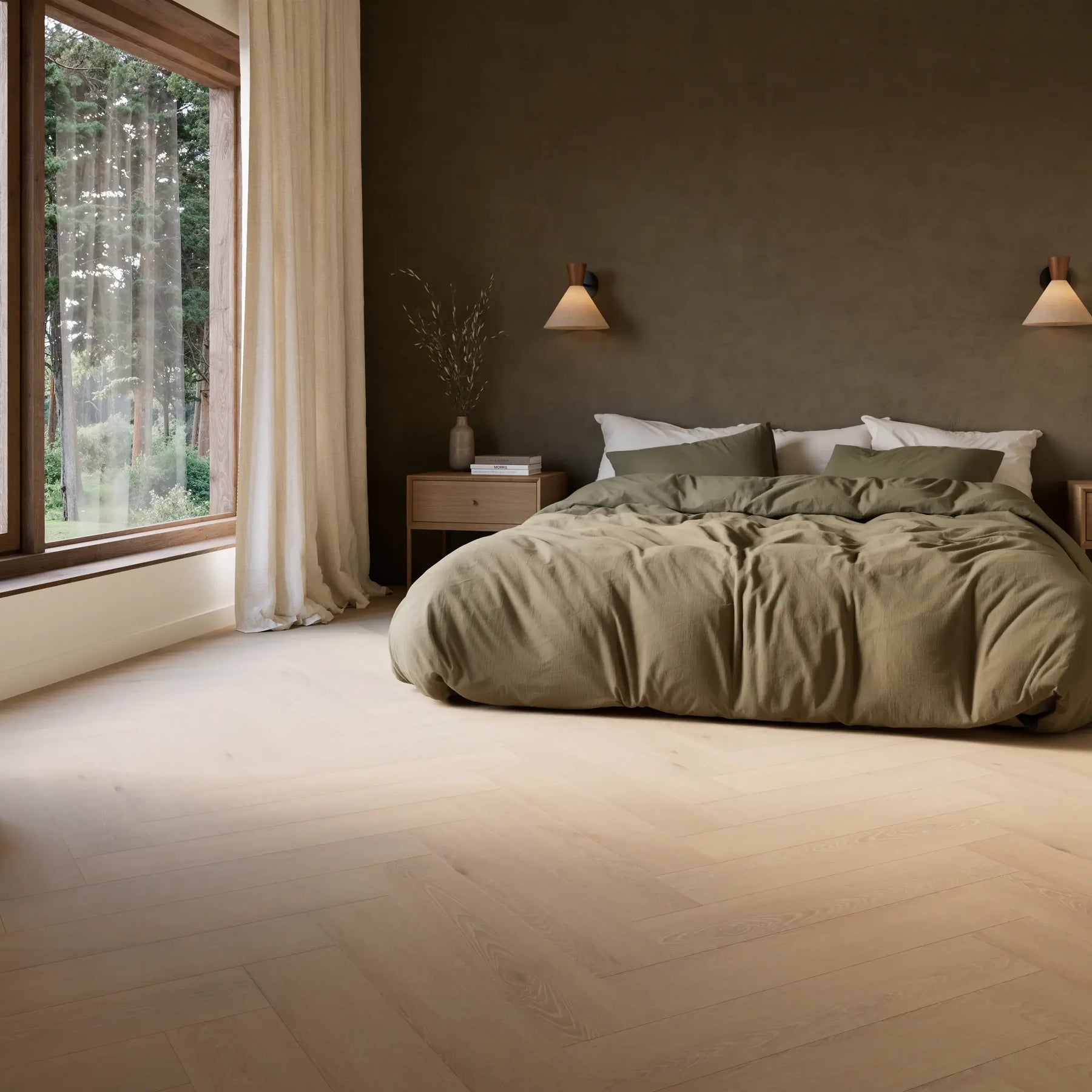 Hoe dik is een visgraatvloer?