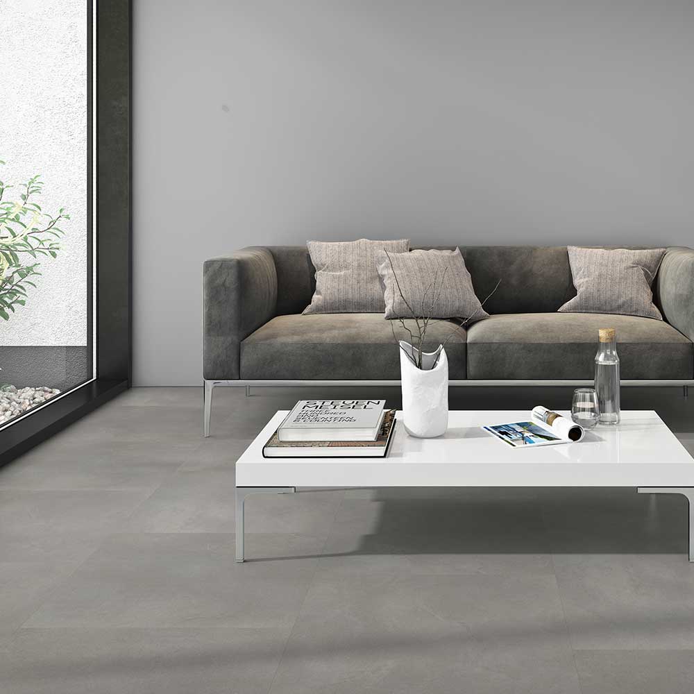 Hoe krijg je een betonlook pvc vloer naadloos?