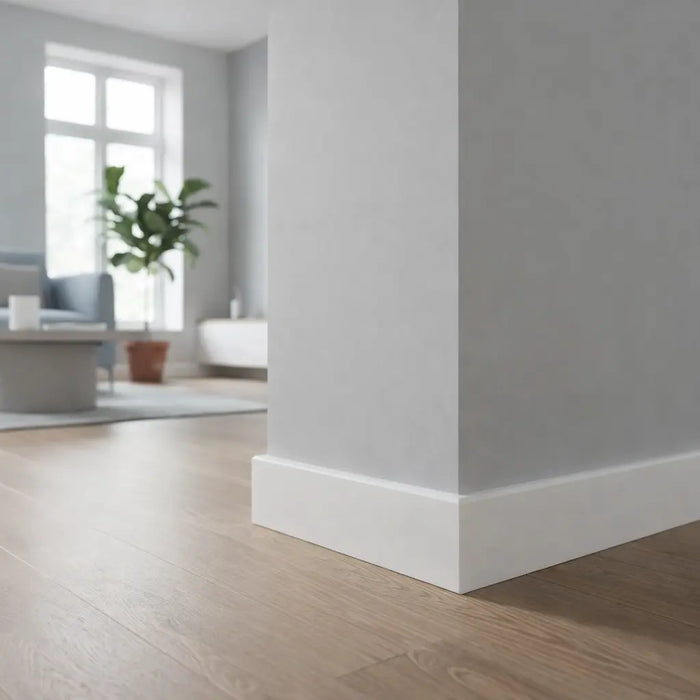 Hoe zaag je MDF plinten?