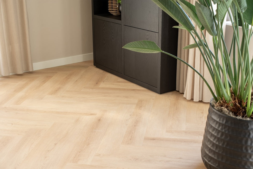 Floer Cetus Crème - Walvisgraat Dryback Plak PVC
