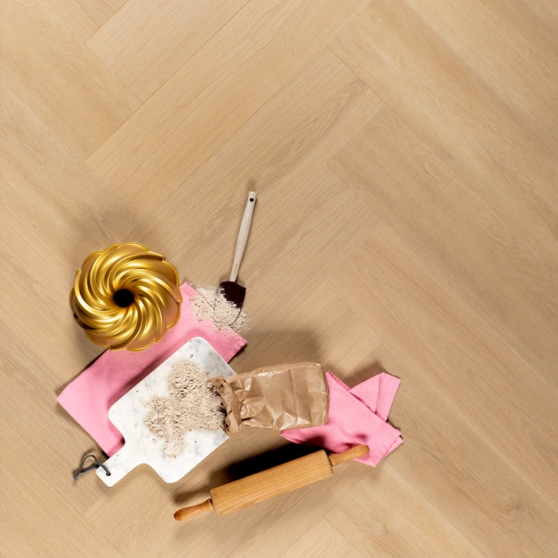 Staal van Brede Visgraat Brioche | Douwes Dekker | Plak PVC Dryback