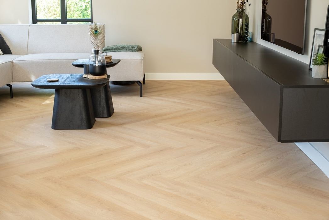 Floer Cetus Crème - Walvisgraat Dryback Plak PVC