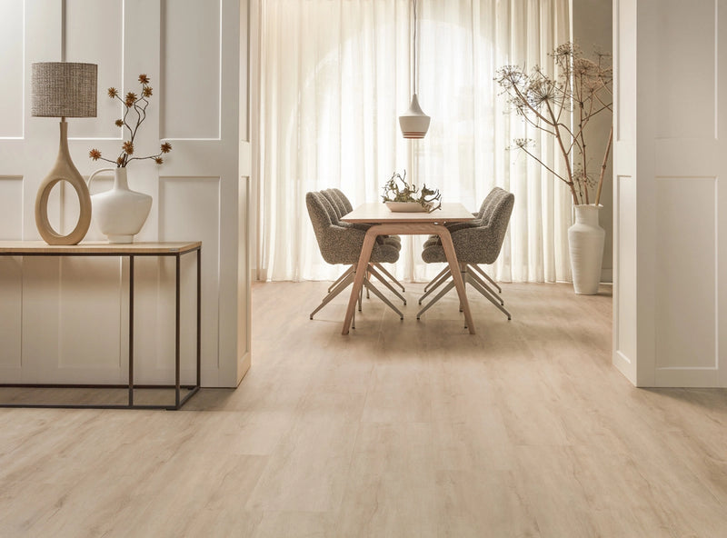 Staal van Floer Landhuis Crème Eik - Click PVC