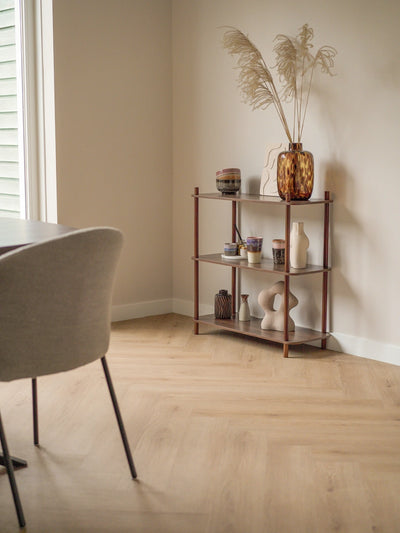 Floer Bryde Bruin - Walvisgraat Click PVC