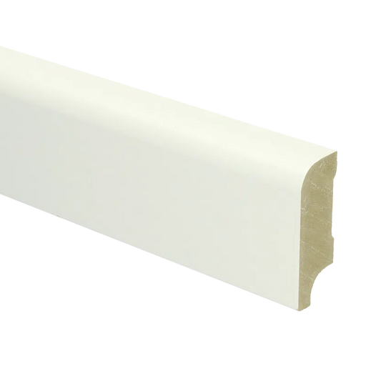 Koloniale MDF plint | RAL 9010 Gebroken wit | 22 x 58 millimeter