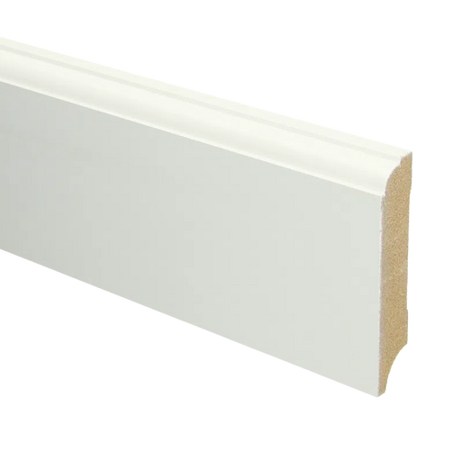 Kraalplint MDF | RAL 9010 Gebroken wit | 12 x 70 millimeter