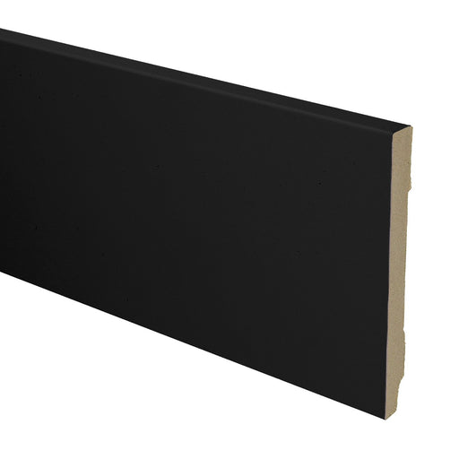 Rechte folieplint Standaard Zwart 12 x 120 mm