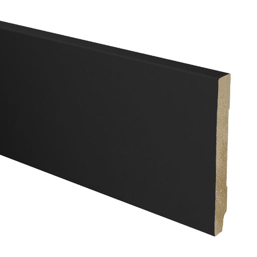 Rechte folieplint Standaard Zwart 15 x 120 mm