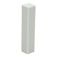 Hoek- en eindstukken MDF Plinten RAL 9010 Gebroken wit / 12 x 70 mm