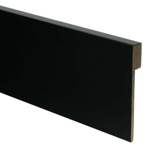 Overzetplinten | Gelakt RAL 9005 Zwart / 18x120 mm (Met uitsparing 13x90mm)