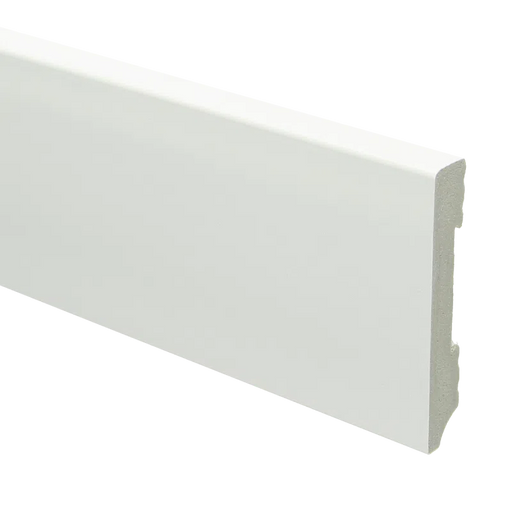Watervaste kunststof Rechte Plint | Wit | 15 x 90 mm