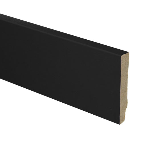 Rechte folieplint Standaard Zwart 12 x 70 mm