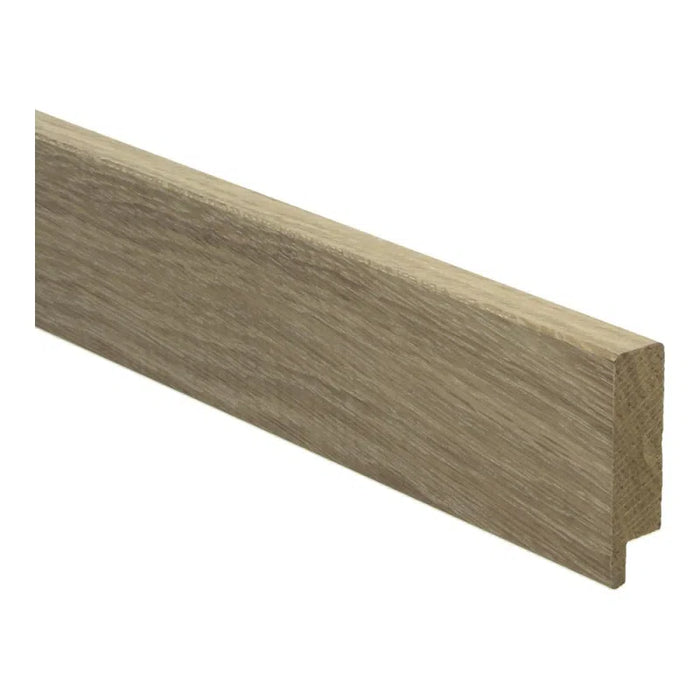 Rechte houten plint 15x54 massief Eiken