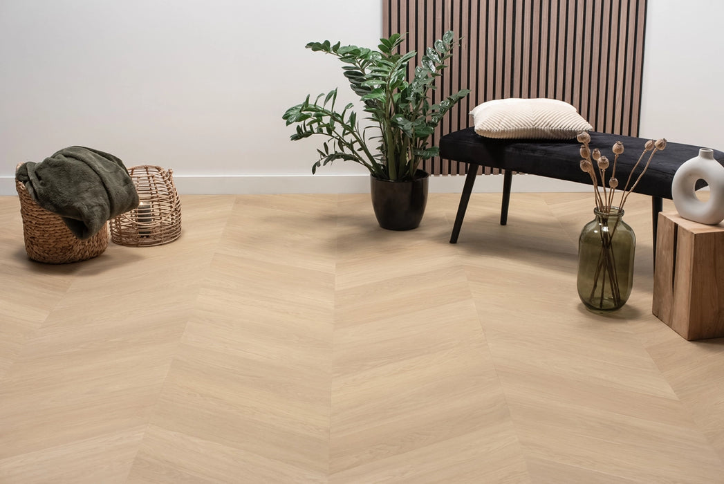 Floer Natuur Eiken - Hongaarse Punt PVC