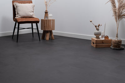 Floer Betonlook Zwart - Tegel Click PVC