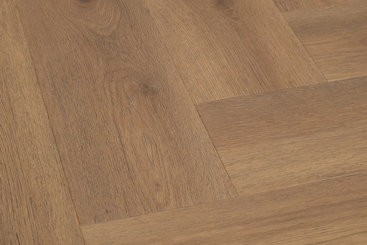Floer Narwal Nootbruin - Walvisgraat Click PVC