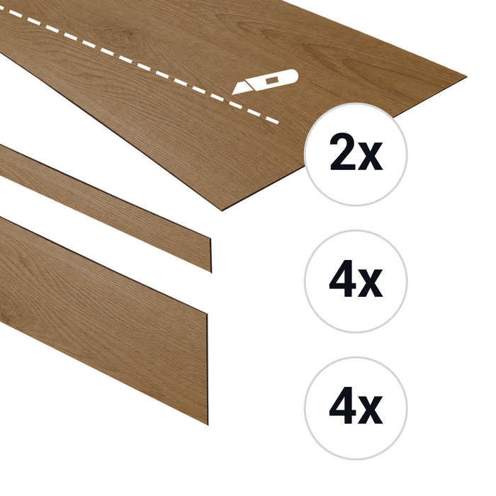 Otium PVC Traptreden Set voor 4 treden - Mica