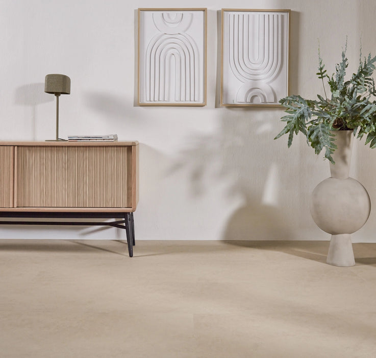 Floer Betonlook Beige - Tegel Dryback Plak PVC