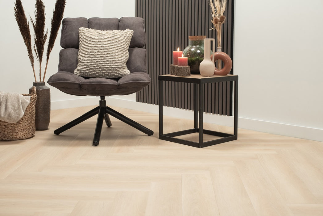 Floer Balein Beige - Walvisgraat Click PVC