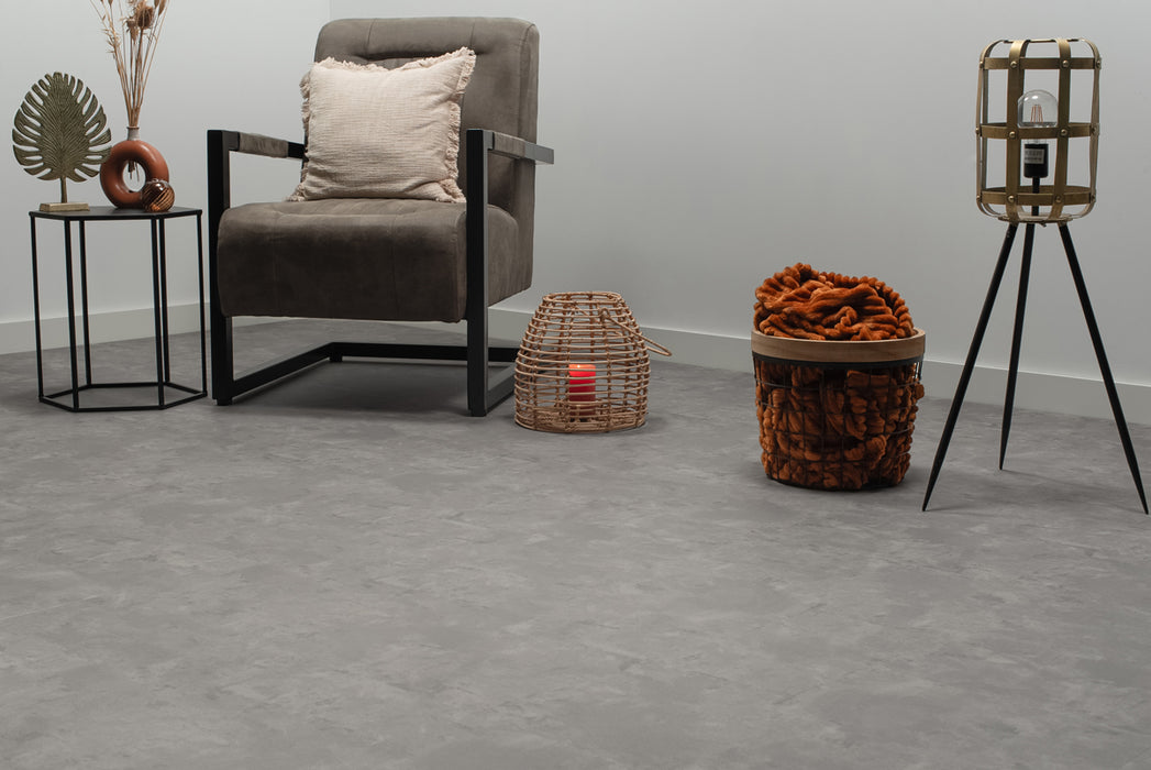 Floer Betonlook Grijs - Tegel Click PVC