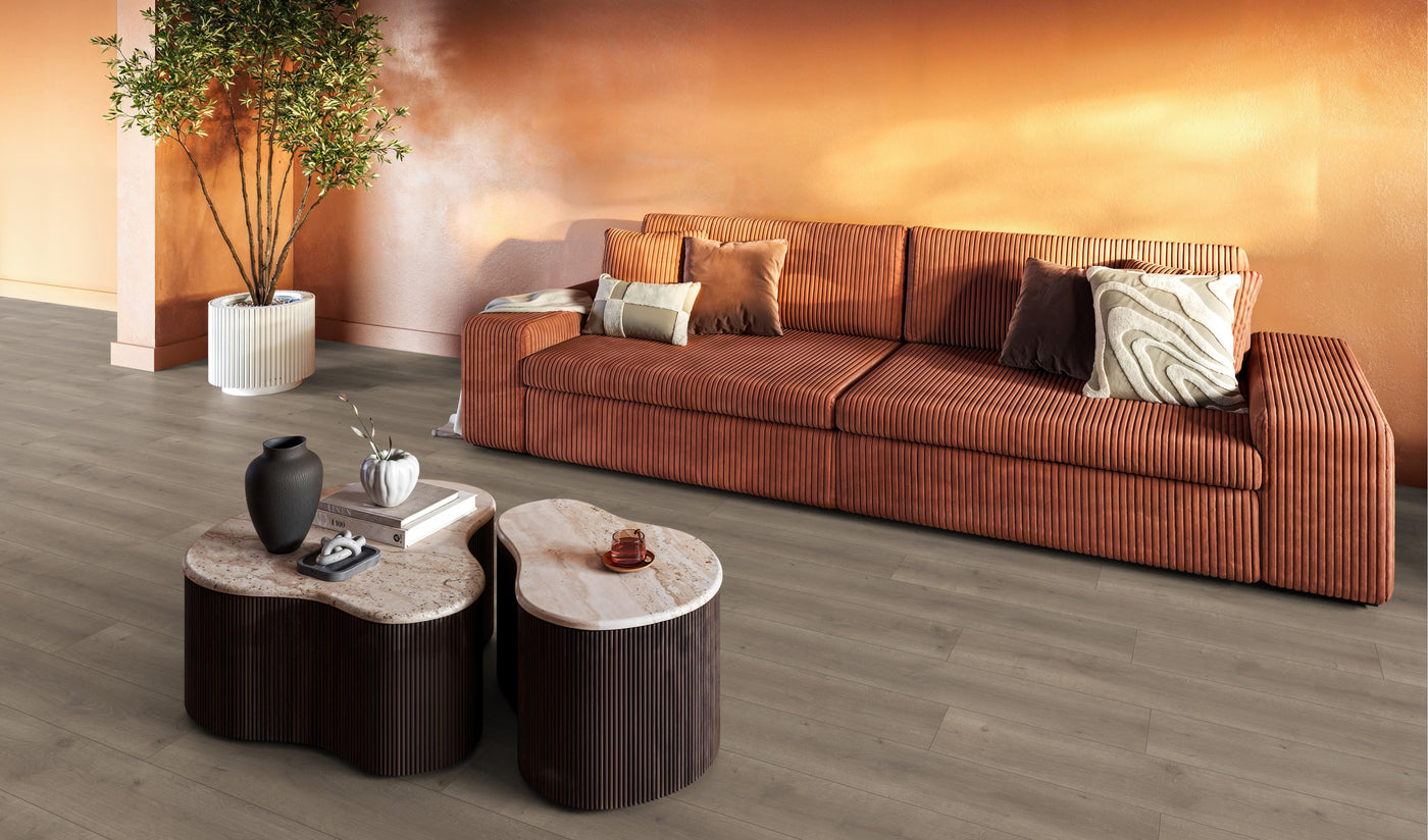 FloorLife Queens Grijs bruin eiken - Laminaat