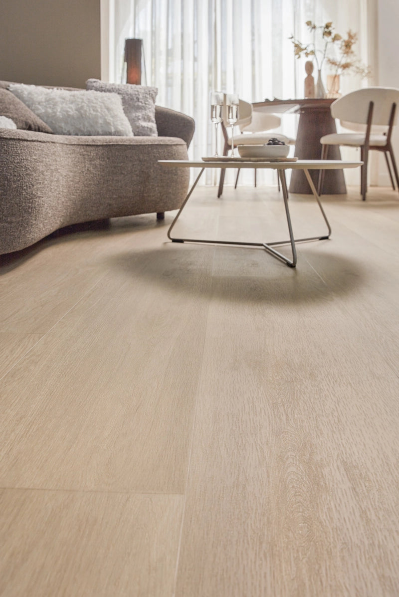 Staal van Floer Natuur Eik - Dryback Plak PVC