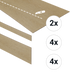 Otium PVC Traptreden Set voor 4 treden - Ryle