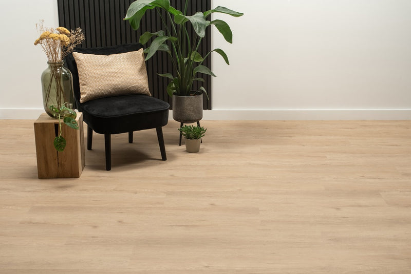 Staal van Floer Natuur Garda Grijsbeige - Click PVC