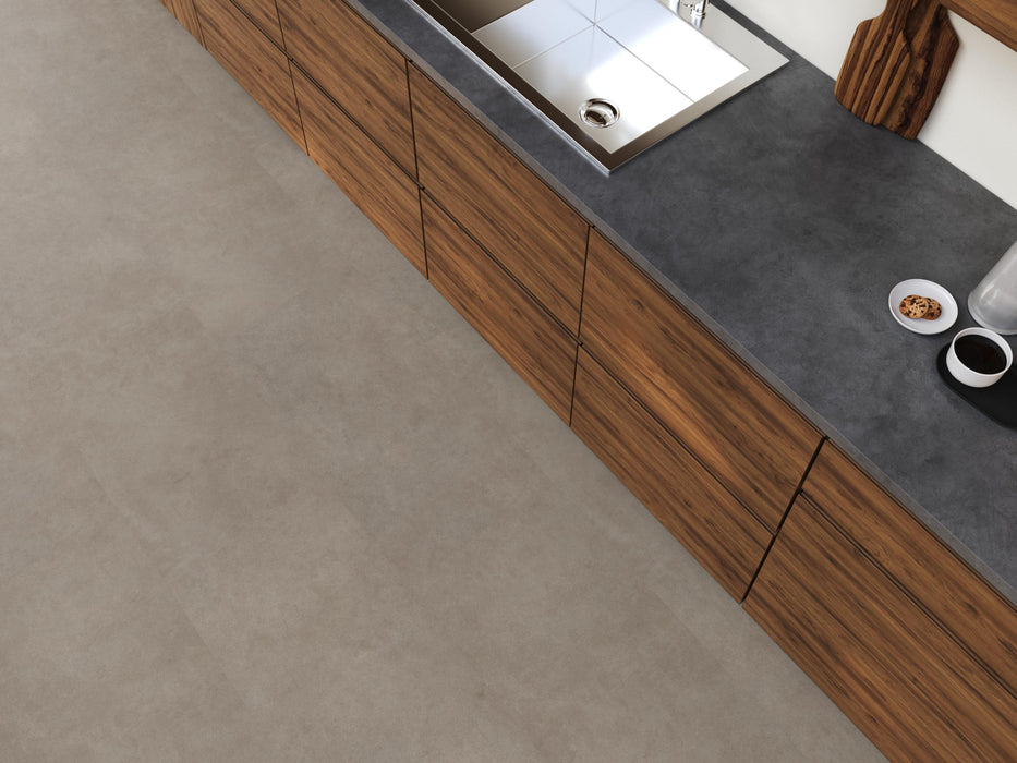 FloorLife Highbury Warm grey - Tegel 90 x 45 Plak PVC Dryback