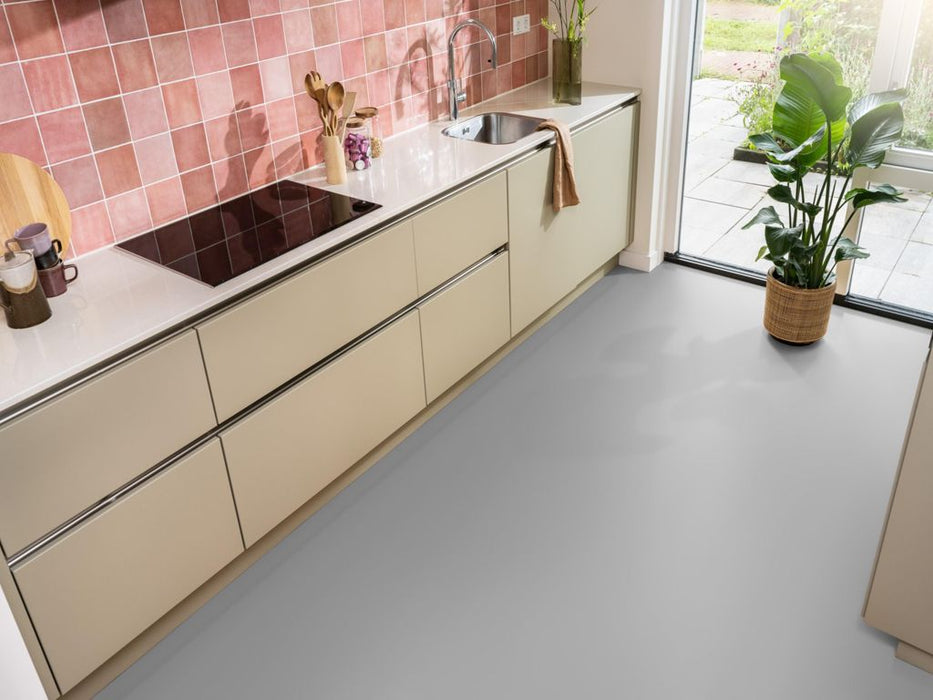 Ambiant Cerino XL Light grey - Tegel 90 x 90 Plak PVC Dryback