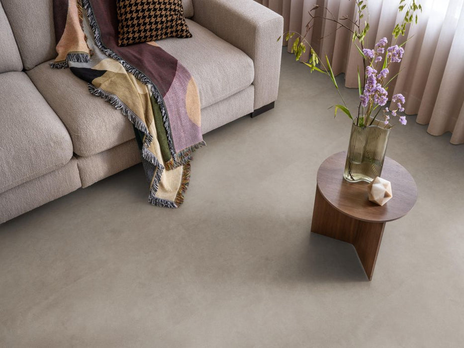 Ambiant Cerino XL Warm grey - Tegel 90 x 90 Plak PVC Dryback