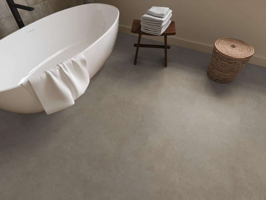 Ambiant Cerino XL Warm grey - Tegel 90 x 90 Plak PVC Dryback