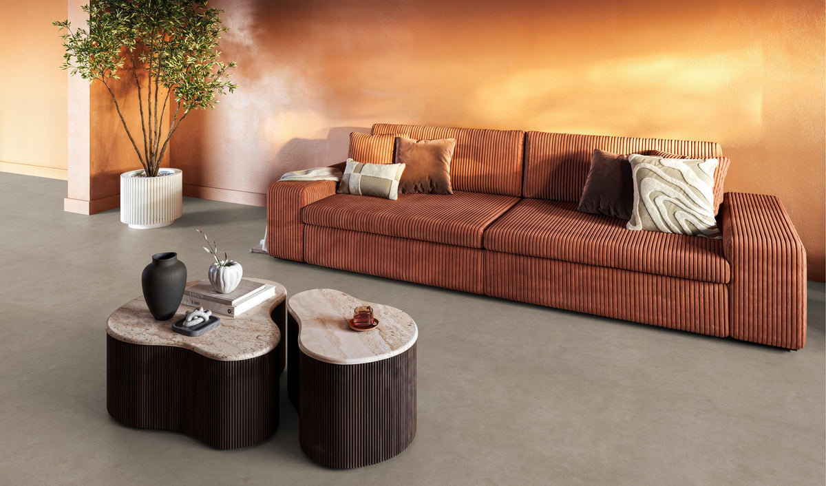 Ambiant Cerino XXL Light grey - Tegel 120 x 60 Plak PVC Dryback