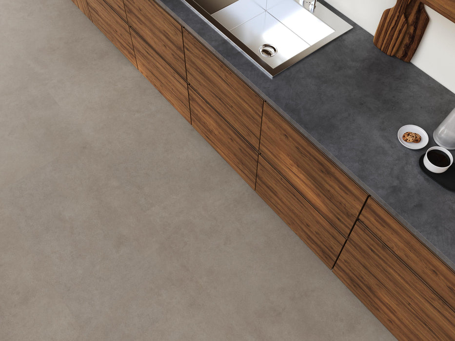 Ambiant Cerino XXL Warm grey - Tegel 120 x 60 Plak PVC Dryback
