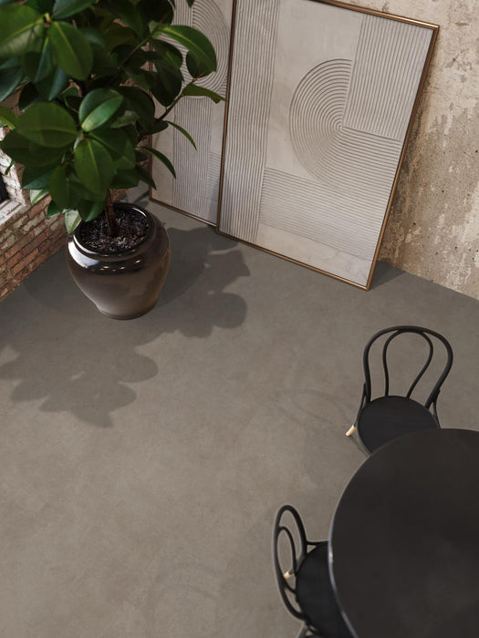Ambiant Cerino XXL Warm grey - Tegel 120 x 60 Plak PVC Dryback