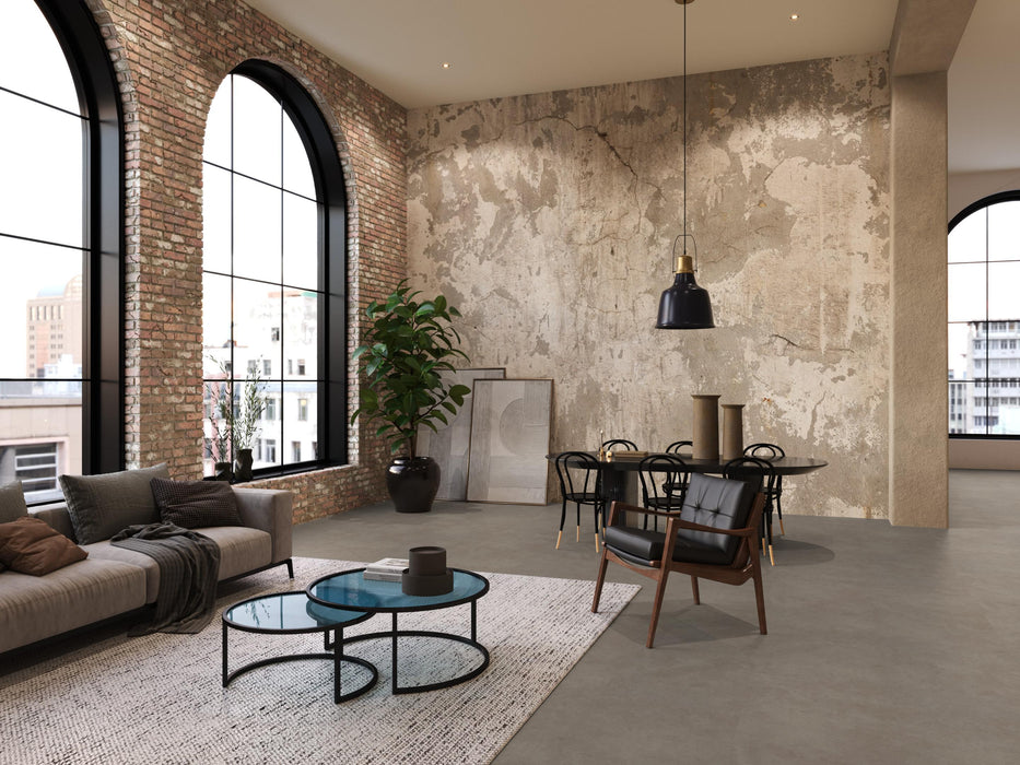 Ambiant Cerino XXL Warm grey - Tegel 120 x 60 Plak PVC Dryback