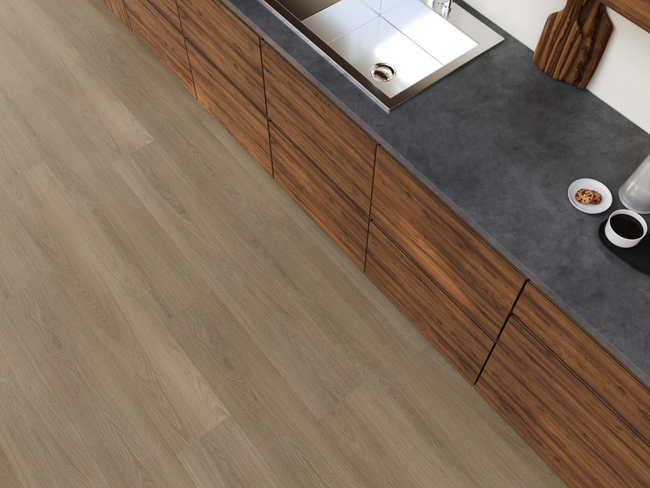 FloorLife Brentford Dark oak - Plank Click PVC