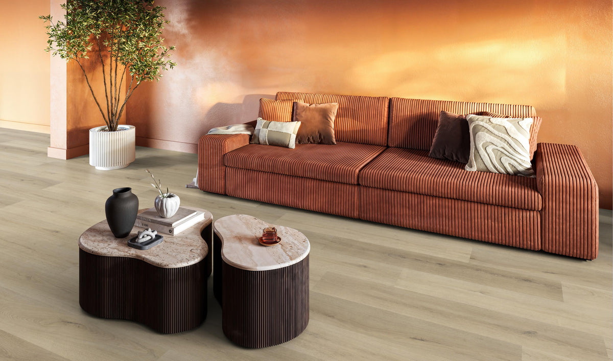 FloorLife Greenford Warm beige - Dryback Plak PVC