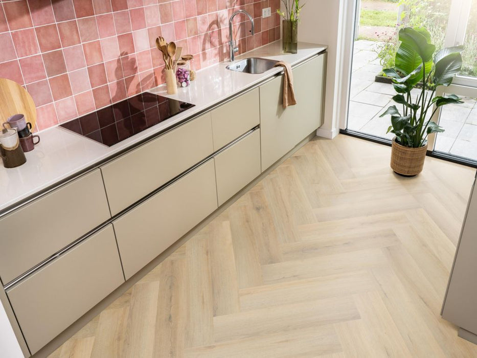 Ambiant Spigato Valento Natural - Visgraat Plak PVC