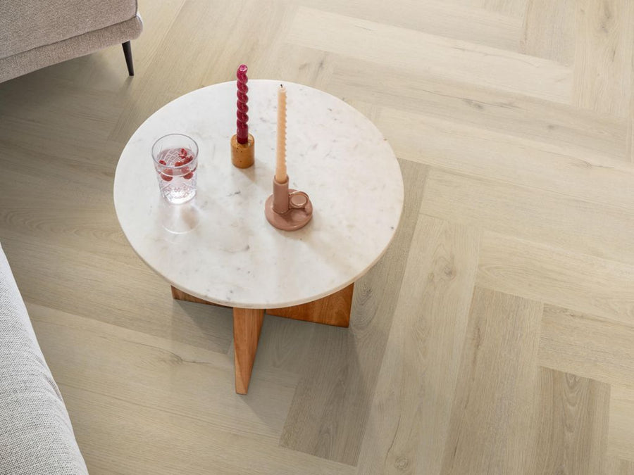Ambiant Spigato Valento Warm beige - Visgraat Plak PVC