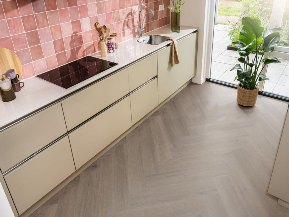 Ambiant Spigato Valento Brown - Visgraat Plak PVC