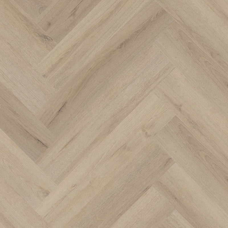 Staal van Ambiant Spigato Valento Beige - Visgraat Click PVC
