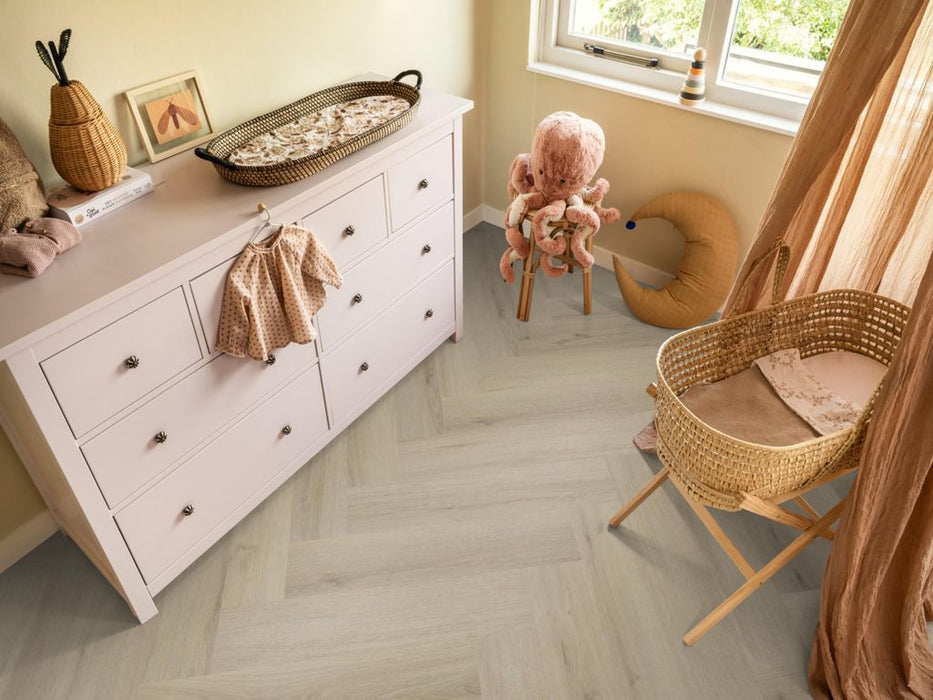 Ambiant Spigato Valento Beige - Visgraat Click PVC