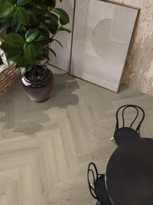 FloorLife YUP XL Greenford Beige - Visgraat Click PVC