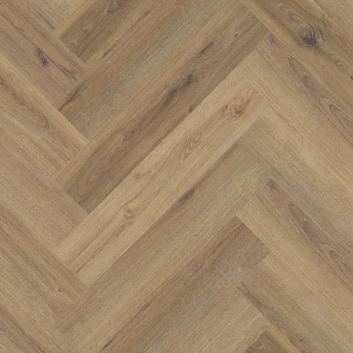 FloorLife YUP XL Greenford Light brown - Visgraat Click PVC